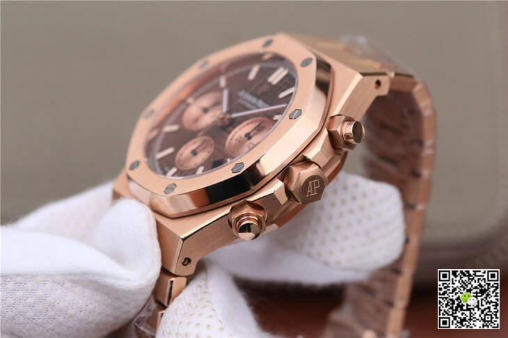 Audemars Piguet Royal Oak Chronograph 26331OR.OO.1220OR.02 OM Factory 1:1 Best Edition Replica Watch Brown Dial